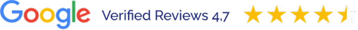 Google Verified Reviews 4.7
